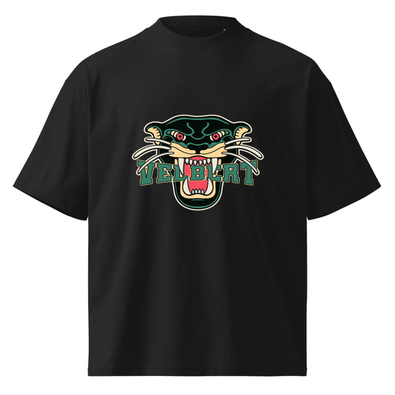 Velbert T-Shirt mit Panther-Design (Schwarz)