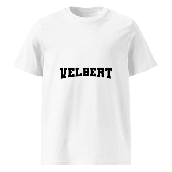 Velbert T-Shirt mit Varsity17-Design (Weiß) – Produktansicht