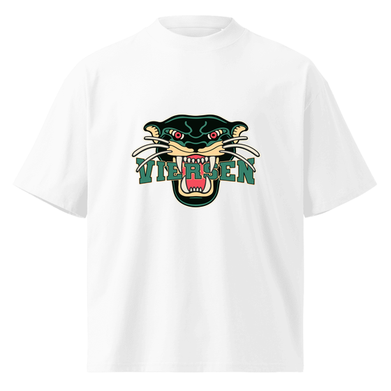 Viersen T-Shirt mit Panther-Design (Weiß) – Produktansicht