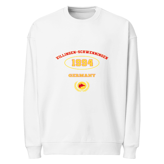 Villingen-Schwenningen Sweatshirt mit University 1994-Design (Weiß) – Produktansicht