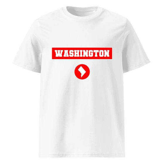 Washington T-Shirt with Signal14 design (White) – Produktansicht