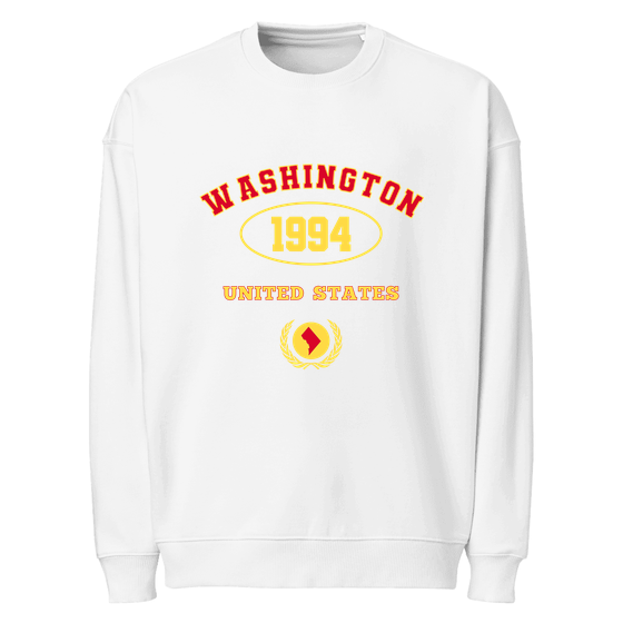 Washington Sweatshirt with University 1994 design (White)