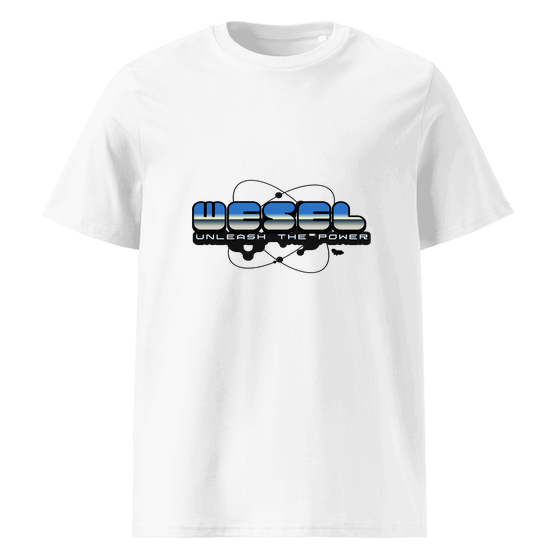 Wesel T-Shirt mit Atom-Design (Weiß)