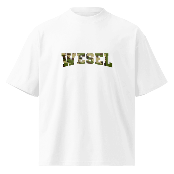 Wesel T-Shirt mit Camouflage-Design (Weiß) – Produktansicht