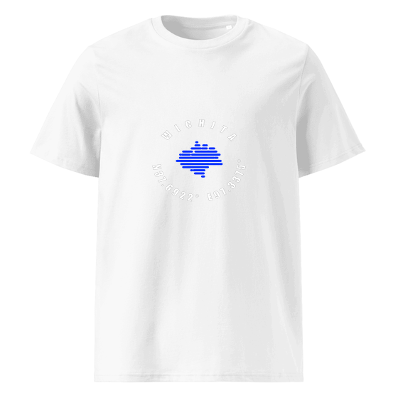 Wichita T-Shirt with Minimal Coordinates design (White)