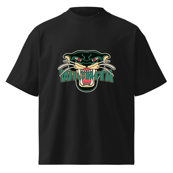 Wichita T-Shirt with Panther design (Black)