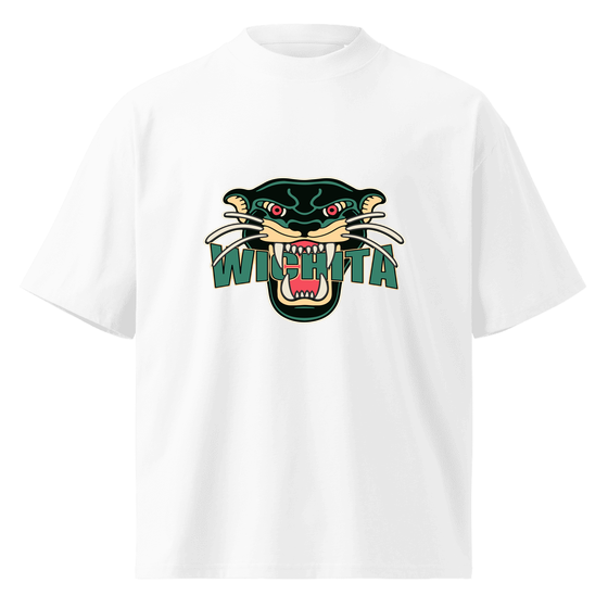 Wichita T-Shirt with Panther design (White) – Produktansicht