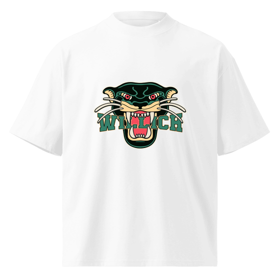 Willich T-Shirt mit Panther-Design (Weiß) – Produktansicht