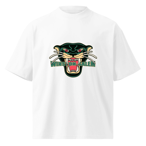 Winston-Salem T-Shirt with Panther design (White) – Produktansicht