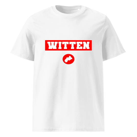 Witten T-Shirt mit Signal14-Design (Weiß) – Produktansicht