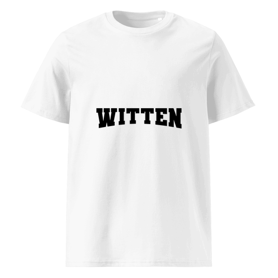 Witten T-Shirt mit Varsity17-Design (Weiß) – Produktansicht
