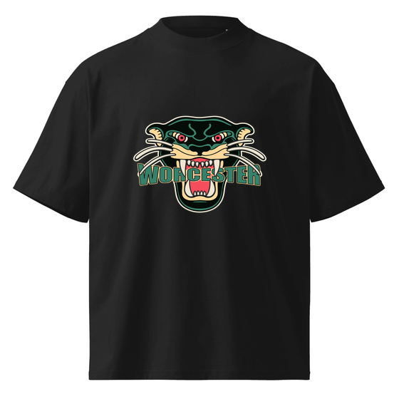 Worcester T-Shirt with Panther design (Black)