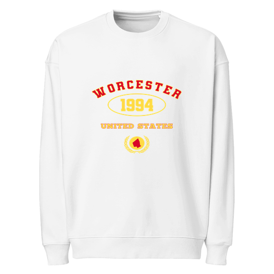 Worcester Sweatshirt with University 1994 design (White)