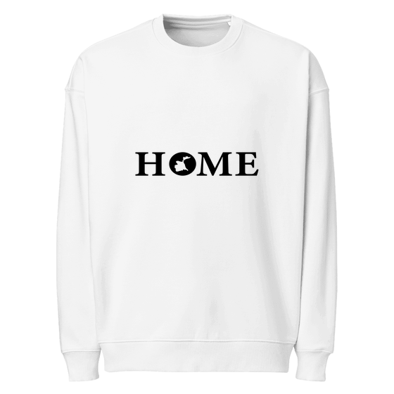 Worms Sweatshirt mit Home-Design (Weiß) – Produktansicht