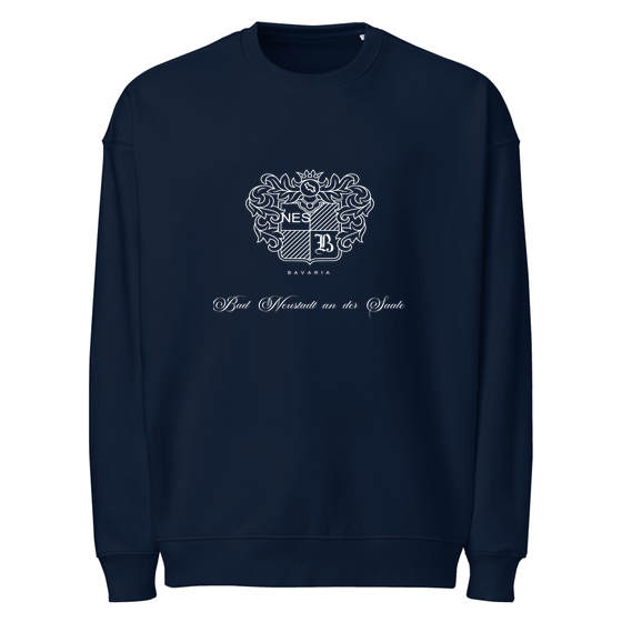 Oversized Unisex Bio-Pullover für Bad Neustadt an der Saale