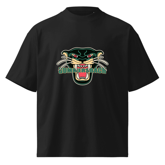 Oversized Unisex Bio-T-Shirt mit breitem Kragen für Gummersbach