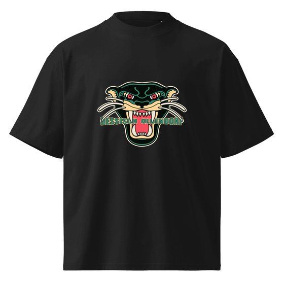 Oversized Unisex Bio-T-Shirt mit breitem Kragen für Hessisch Oldendorf