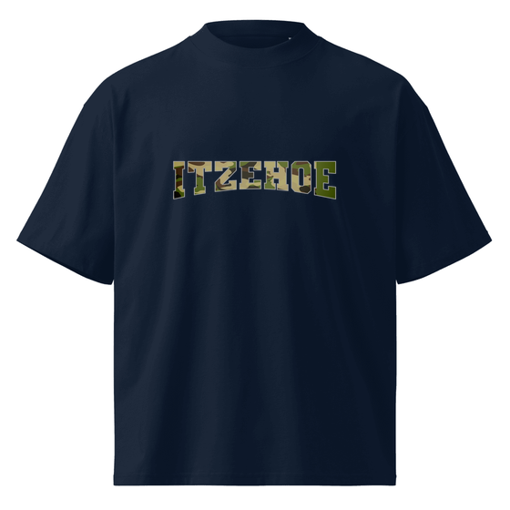 Oversized Unisex Bio-T-Shirt mit breitem Kragen für Itzehoe