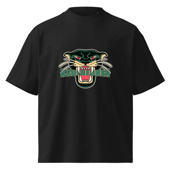 Oversized Unisex Bio-T-Shirt mit breitem Kragen für Kaufbeuren