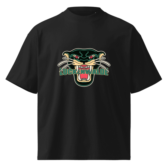Oversized Unisex Bio-T-Shirt mit breitem Kragen für Luckenwalde