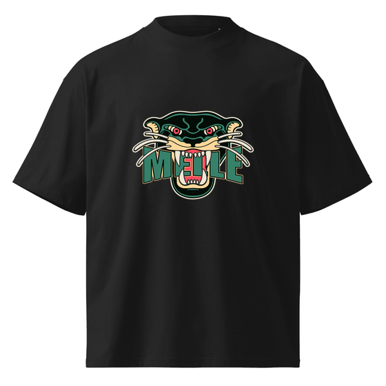 Oversized Unisex Bio-T-Shirt mit breitem Kragen für Melle