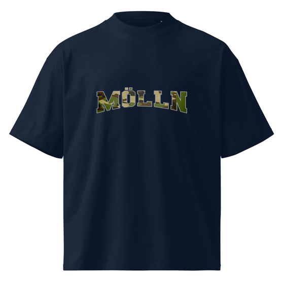 Oversized Unisex Bio-T-Shirt mit breitem Kragen für Mölln