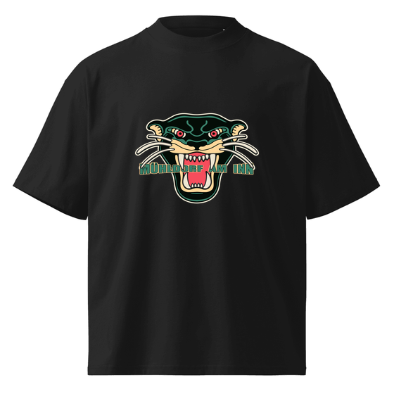 Oversized Unisex Bio-T-Shirt mit breitem Kragen für Mühldorf am Inn