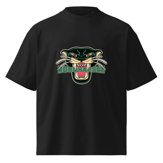 Oversized Unisex Bio-T-Shirt mit breitem Kragen für Nordhausen