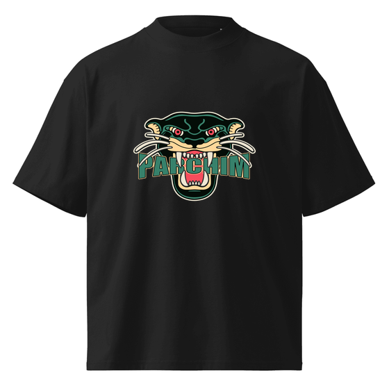 Oversized Unisex Bio-T-Shirt mit breitem Kragen für Parchim