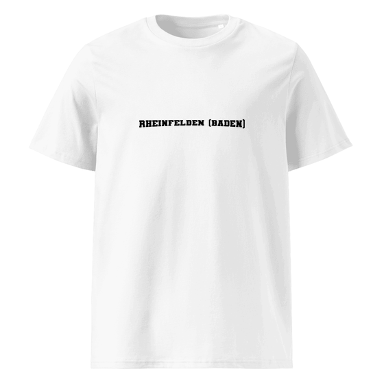 Unisex T-Shirt aus Bio-Baumwolle für Rheinfelden (Baden)