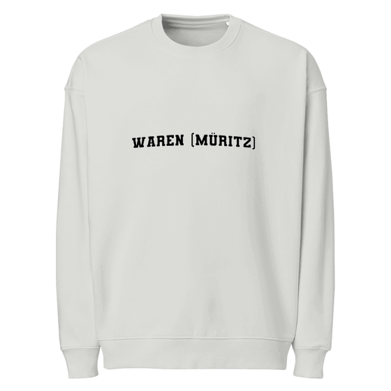 Oversized Unisex Bio-Pullover für Waren (Müritz)