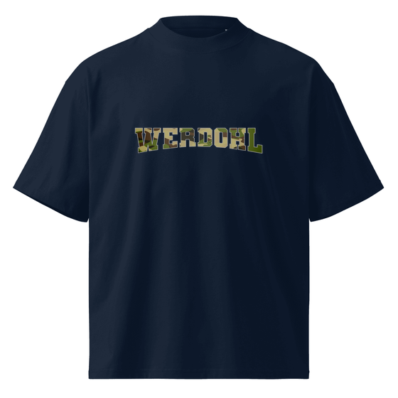 Oversized Unisex Bio-T-Shirt mit breitem Kragen für Werdohl