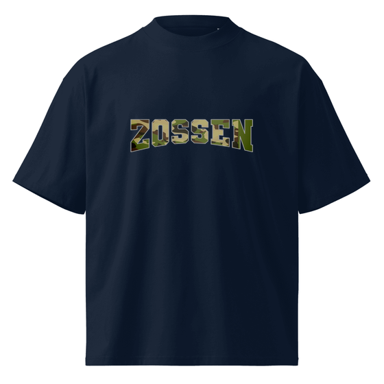 Oversized Unisex Bio-T-Shirt mit breitem Kragen für Zossen
